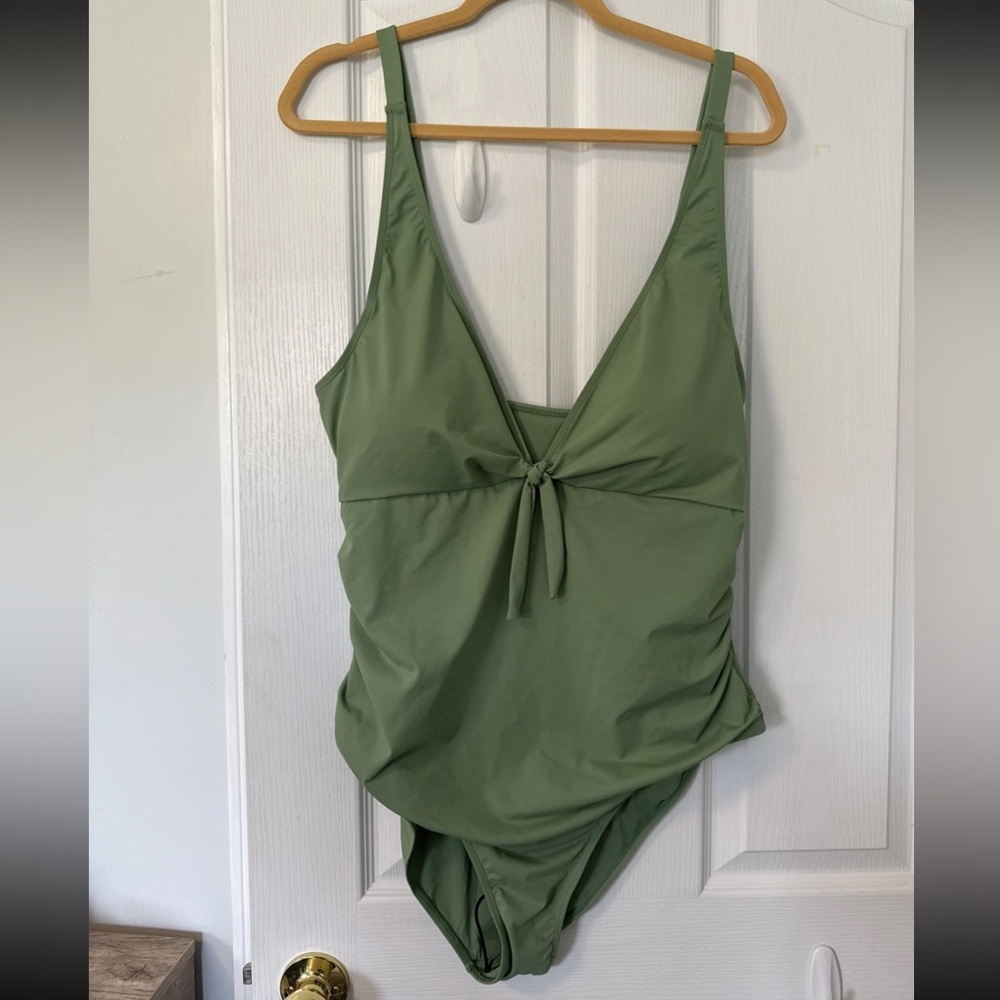 Nicole Miller Women’s Sage Green One Piece
